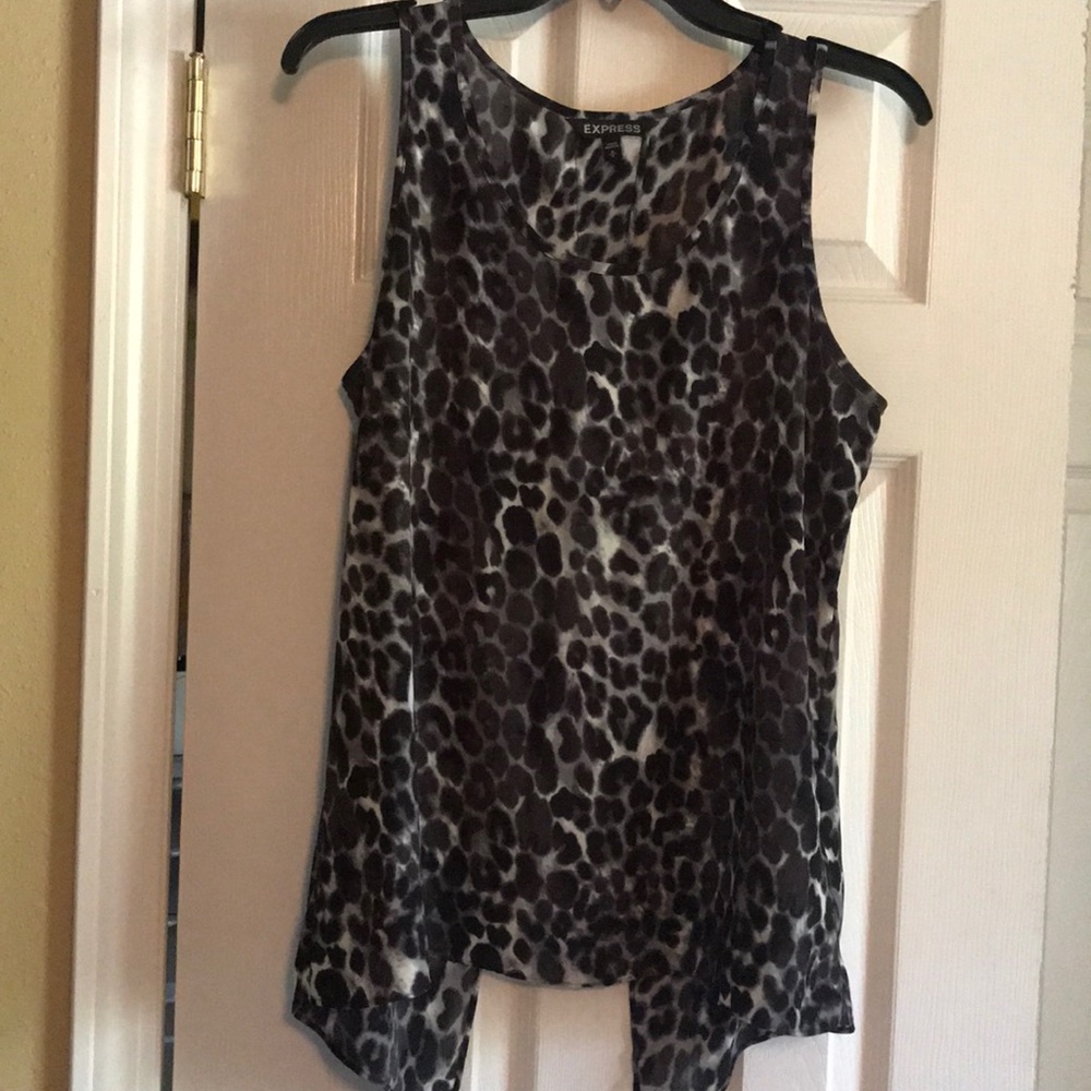 Animal print top